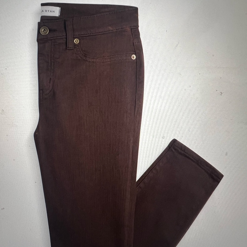 Lila Ryan Louise Skinny Jean Color Brown size 4